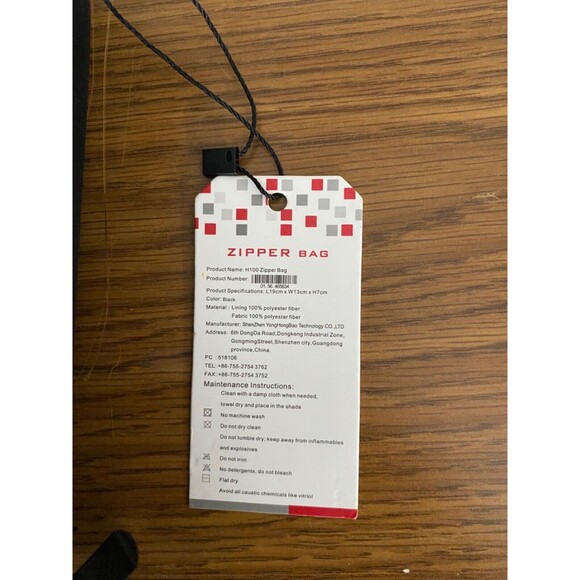 Black Hard Carry Case Pouch Bag Zipper Pouch 2.5" HDD GPS Garmin Nuvi Portable - Picture 6 of 6